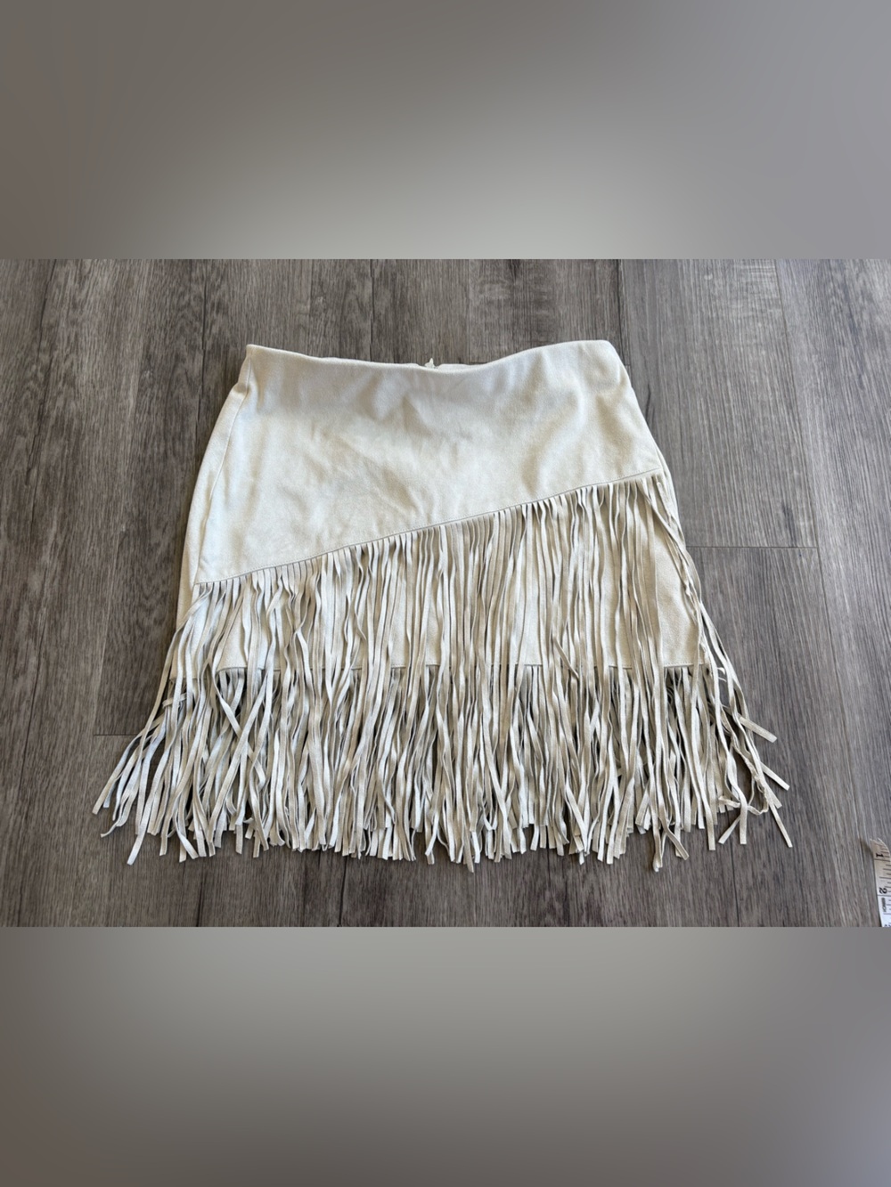 Zara Fringe Mini Skirt S